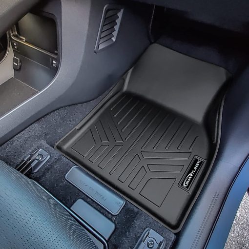 Juego de alfombrillas de piso SMARTLINER a medida en negro para Subaru Solterra EV 2023-2024 - Imagen 3