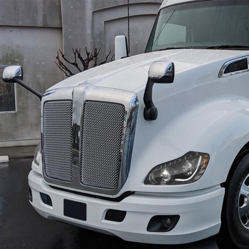 Espejo de capo cromado Sterlix para espejo de puerta Kenworth T680 Reemplazo del espejo del lado del conductor LHD Accesorios para espejos T680 - Imagen 6