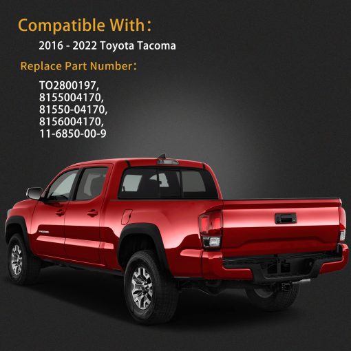 MiKaFex Housing de Luz Trasera Izquierda Compatible con 2016-2022 Toyota Tacoma con Lampara de Freno Con Bombilla Reemplaza 8156004170 TO2800197 - Imagen 6