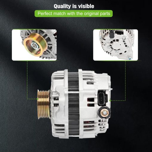 Nuevo Alternador SCITOO Compatible con Nissan Murano V6 3.5L 2003 2004 2005 2006 2007 23100-31U01 12V - Imagen 5