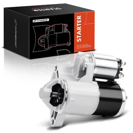 Motor de Arranque A-Premium Compatible con Jeep Liberty 2006-2007 V6 3.7L, Commander 2006-2009 V8 4.7L, Grand Cherokee 2005-2009 V8 4.7L, 12V 1.2KW 10-Dientes en Sentido Horario, Reemplaza# 56044735AB, M000T31572