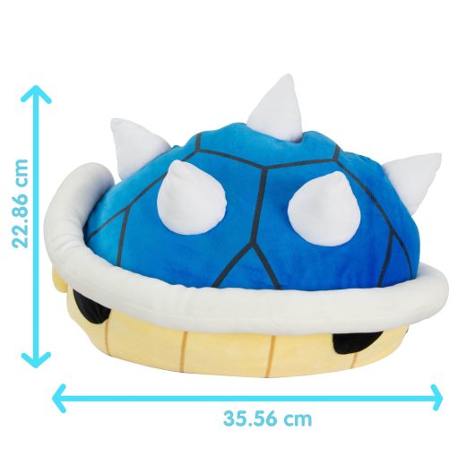 Club Mocchi Mocchi- Peluche Mario Kart - Caparazon Azul - Juguetes Mario Suaves - Figuras Coleccionables Mario de Peluche - Juguetes de Peluche Suaves y Decoracion Mario - 15 pulgadas - Imagen 6