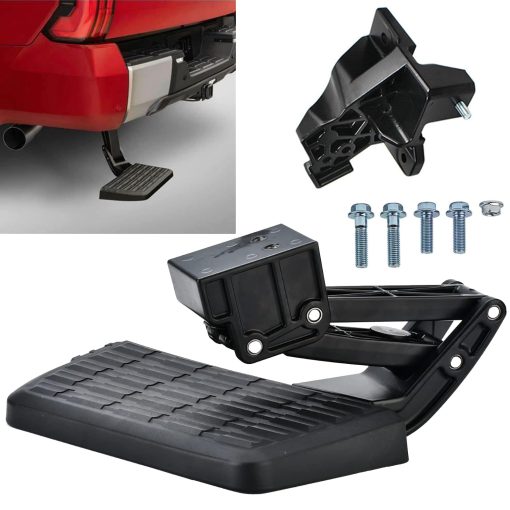 Paso de cama trasera Tailgate Bedstep Apto para Toyota Tundra 2022 2023 Plegable Paso de camion retractil Paso de parachoques reemplazar # PTS30-34000