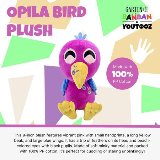 YouTooz Opila Bird Garten of Banban Plush 1FT, Peluche coleccionable Opila Bird de la coleccion Garten of Banban Plush - Imagen 2