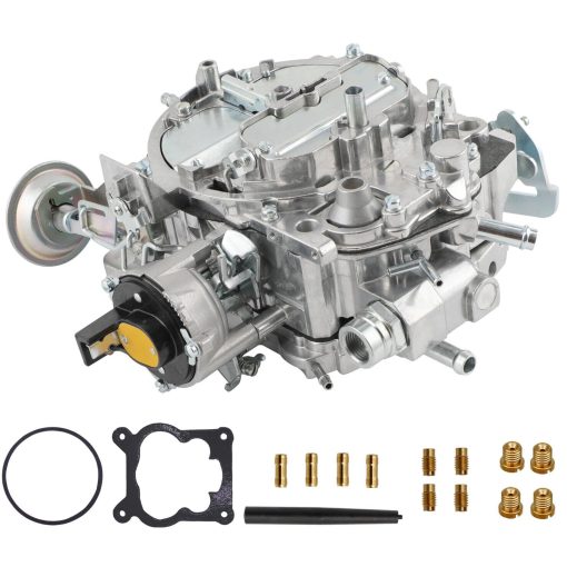 Carburador Rochester Quadrajet 4MV 4 BBL para 1906R 1904R, Compatible con GM Chevrolet Chevy Cadillac 1980-1989 con motor de 305-350C.I, Secundario de Vacio 600 650 750 CFM Carburador de Garganta 4 - Imagen 6
