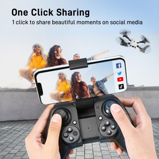 Drones ATTOP con Camara para Adultos - Drone FPV 1080P con Estuche de Transporte, Drone RC Plegable con 2 Baterias, Altitude Hold, Modo Headless, Drones de Camara ATTOP para Adultos/Principiantes, Regalos para Ninas/Ninos - Imagen 4
