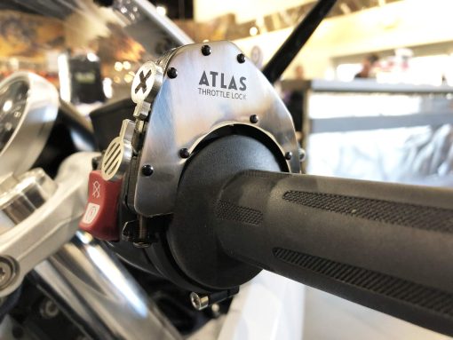 ATLAS Throttle Lock - Control de crucero para motocicleta, Asistencia de acelerador, PULIDO (Kit Inferior) - Imagen 7
