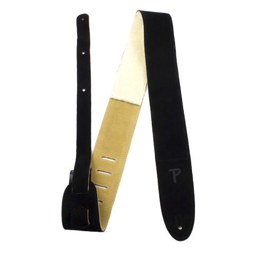 Correa de Guitarra de Gamuza con Almohadilla de Piel de Oveja, Negra, Anti-Deslizante, Clasica, Apta para Todos los Niveles, Extra Larga, de 41" a 56" Pulgadas, Compatible con Todos los Sistemas de Bloqueo de Botones - Imagen 6