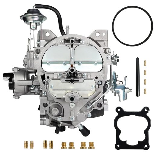 Carburador Rochester Quadrajet 4MV 4 BBL para 1906R 1904R, Compatible con GM Chevrolet Chevy Cadillac 1980-1989 con motor de 305-350C.I, Secundario de Vacio 600 650 750 CFM Carburador de Garganta 4 - Imagen 9