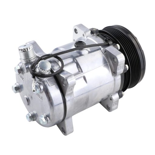 Compresor de Aire Acondicionado Universal ACTECmax 6PK Embrague Sanden 508 5H14 R134A Correa Serpentin 12V - Imagen 4
