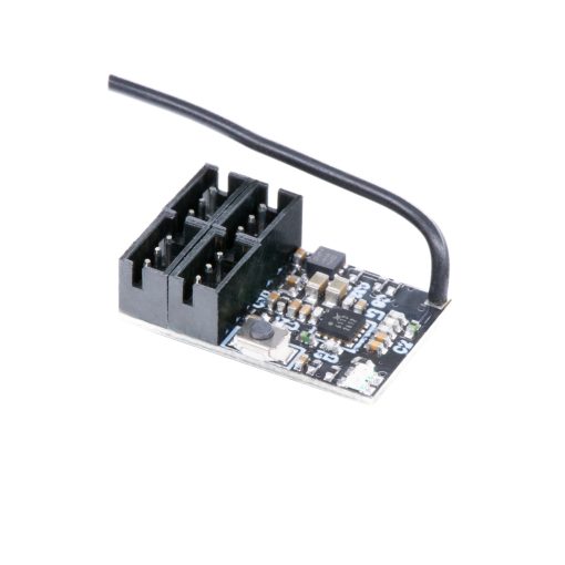 Receptor compatible P.D Club DasMikro SANWA FHSS5U/FHSS5, FH5U/FH5 con antena de torre NANO de 4 canales (modelos compatibles: M17, MT-5, MT-R)