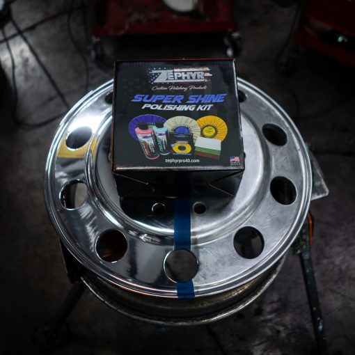 Kit de Pulido ZEPHYR Custom POLISHING Products Super Shine con Ruedas de Pulido de 8" para Aluminio, Acero Inoxidable en Camiones Semi, Pulido de Ruedas de Aluminio - Imagen 5