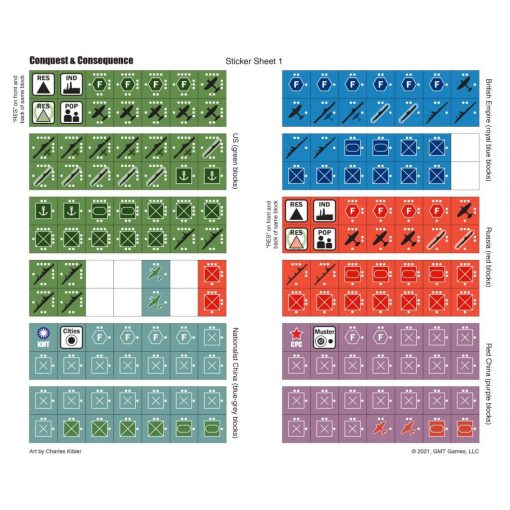 Juego de cartas Conquest and Consequence de GMT Games para edades 14+ 2-3 jugadores 240-360 minutos de tiempo de juego - Imagen 2