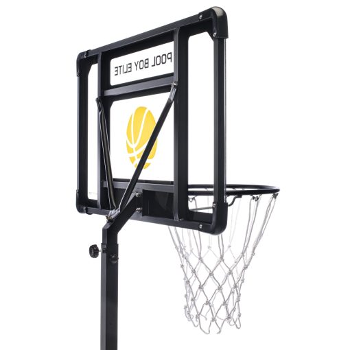 POOL BOY SPORTS - Aro de Baloncesto para Piscina - Incluye 3 Balones de Cuero Compuesto, Bomba de Aire y Herramientas - Aro de Baloncesto Ajustable para Piscina - Hecho para Ninos, Adolescentes y Adultos - Imagen 2