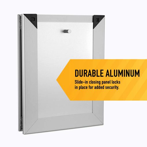 Puertas para perros de alta resistencia de doble solapa para puertas exteriores - Marco de aluminio solido con cierre magnetico en la solapa de poliuretano en todo el contorno para un sellado optimo que evita el mal tiempo - Imagen 3