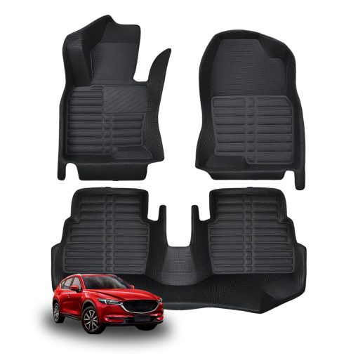 Tapetes para piso de automovil impermeables y resistentes al desgaste para Mazda CX-5 2017-2024 Accesorios interiores de automoviles