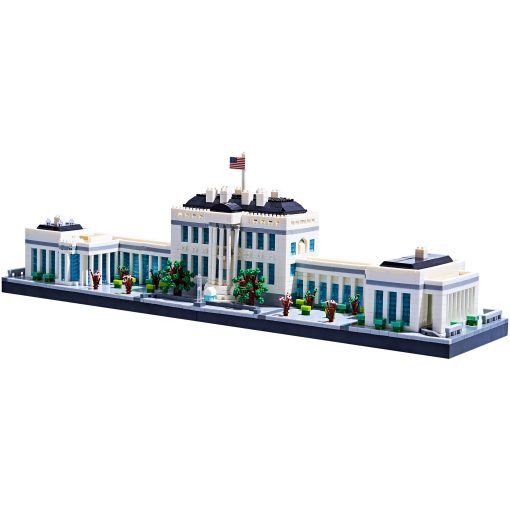 Juguetes de Bloques de Construccion de la Casa Blanca JXRLMB para Adultos 3520 PCS Juego de Coleccion de Monumentos de la Capital de EE. UU. Juguetes para Ninos de 14+ - Imagen 9