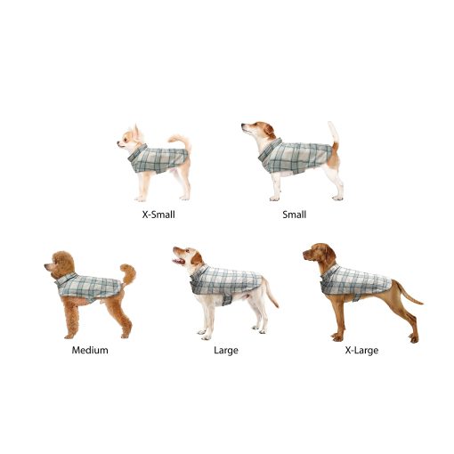 Chamarra para Perros Best Furry Friends, Cuadros de Cosecha, Talla Extra Grande - Imagen 6