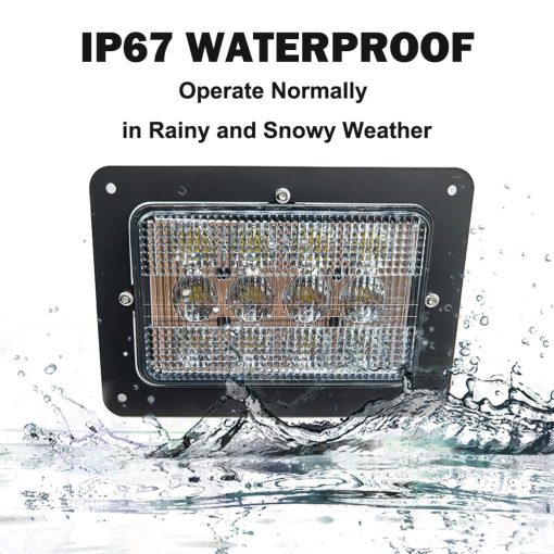 AGP.1978 Faro LED 60W 4X6 Hi-Lo 12V Luz de Trabajo LED Compatible con la Combinadora Gleaner C62, R40, R42, R50, R52, R60, R62, R70, R72 (1) - Imagen 4