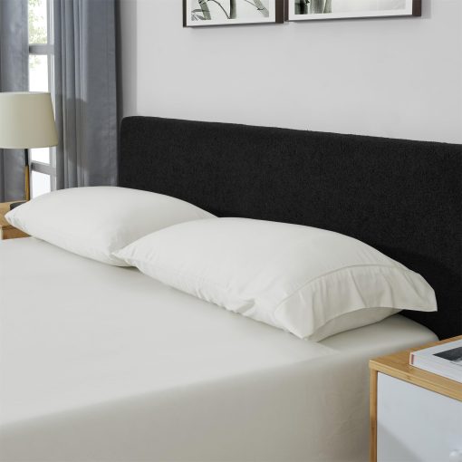 Juego de sabanas NAP&SLEEP Jade 100% viscosa en gris, tamano completo (bolsillos profundos para ajustarse a colchones de hasta 18 pulgadas de grosor) - Imagen 2