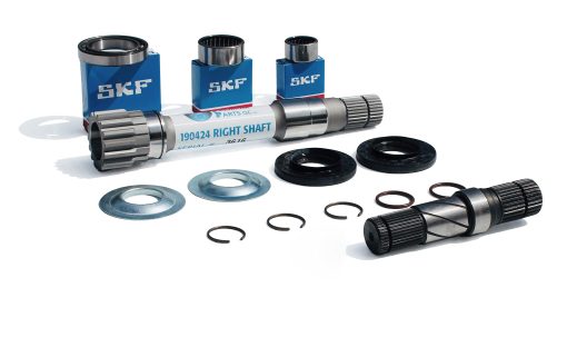 Kit de Eje Intermedio del Diferencial del Eje Delantero Derecho de Piezas Premium Qc, Conjunto de Reparacion de Eje Interno, Compatible con Ram 1500 2012-2022, Garantia de 5 anos OEM: 68257420AF 68257421AF 68257422AF 722N695BKA