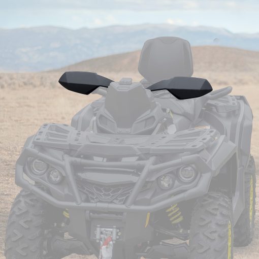Protector de Manos Negro SAUTVS Deflector de Viento para Can-Am Outlander, Kit de Deflector de Aire para Manos de Plastico para Can-Am Outlander MAX Renegade 2006-2022 Accesorios (1PCS, Reemplazo #709400822) - Imagen 2