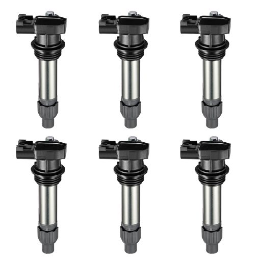 BDFHYK Paquete de 6 Bobinas de Encendido UF569 Compatible con Buick Allure Cadillac ATS CTS XTS Chevy Impala GMC Acadia Pontiac G6 Saab 9-4X Saturn Outlook Reemplazo para C1555 D515C GN10494