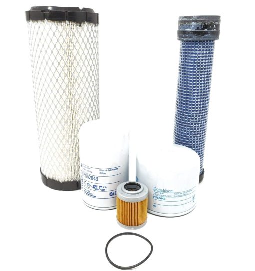 Kit de Filtros de Mantenimiento Compatible con Excavadora Compacta JD 35D & 50D con Motor Yanmar 3TNV88-BNHB