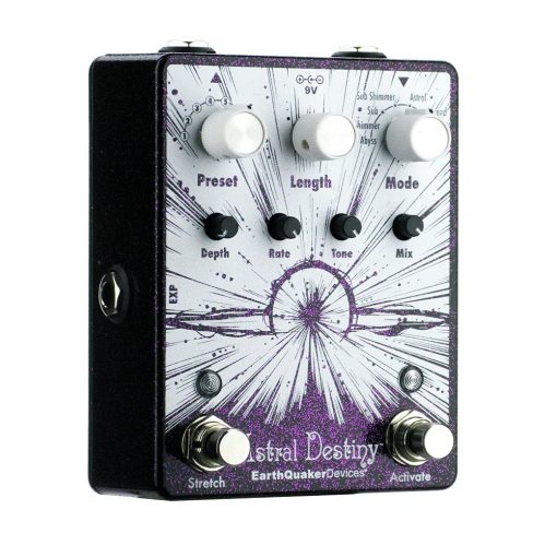 Pedal Earthquaker Devices Astral Destiny Octal Octave Reverberation Odyssey, Edicion Purpura Brillo Personalizada (Exclusiva de CME) - Imagen 2