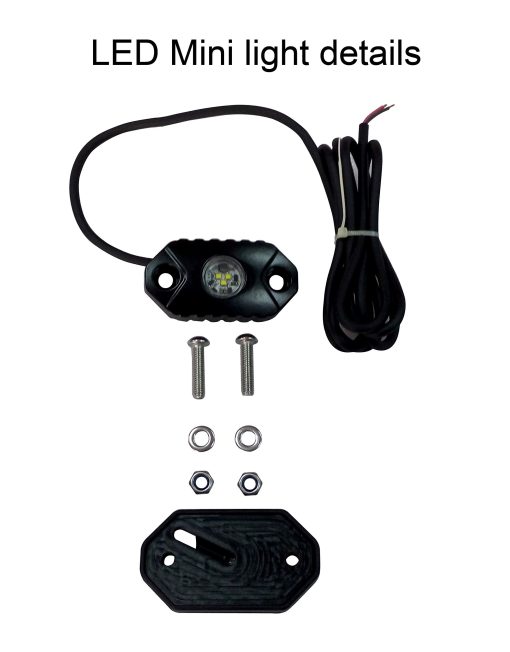 Luces LED Rock TSAUTO a Prueba de Agua IP68 IP69K Lampara de Roca Subacuatica CREE Luz de Acento de Cubierta Debajo del Vehiculo Luces de Reptacion Interior Exterior para Camion Jeep ATV UTV Barco (Azul) - Imagen 5