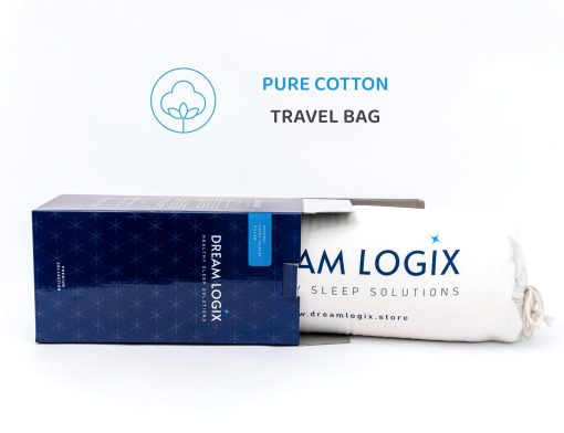 Almohada de latex 100% natural Talalay DreamLogix, tamaño queen, suave, loft medio (Suave, Queen) - Imagen 5