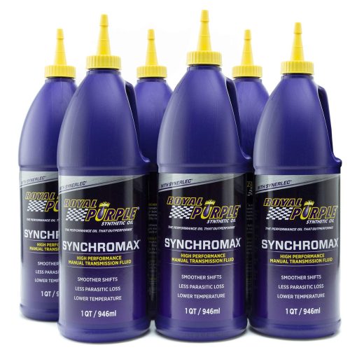 Royal Purple 01512 Synchromax Fluido de Transmision Manual Pack de 6 Cuartos