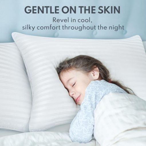 Almohada de Tamano Estandar DIORIS para un Sueno de Lujo - Calidad Premium (1-Pack) - Imagen 5