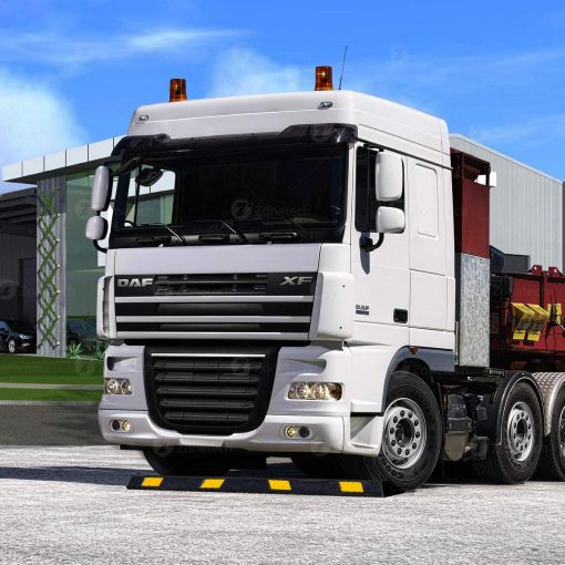Topes de Estacionamiento de Goma Pesados ??Grandes de Zone Tech - 72” Calidad Premium Tope de Rueda de Coche de Garaje Profesional con Cinta Reflectante Amarilla para Coche, Camion, Remolque y RV - Imagen 5