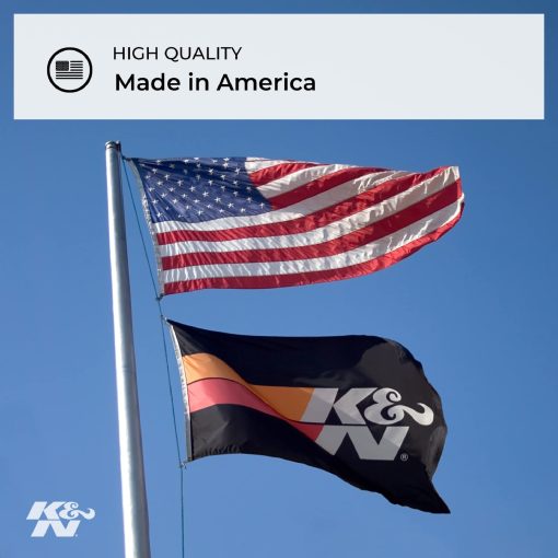 Filtro de aire del motor K&N: Alto rendimiento, Filtro de aire para deportes de motor: Compatible con HARLEY DAVIDSON 2017-2019 (Road King, Electra Glide, Ultra, Classic, Tri Glide, Limited, Low y otros modelos seleccionados) HD-1717 - Imagen 5
