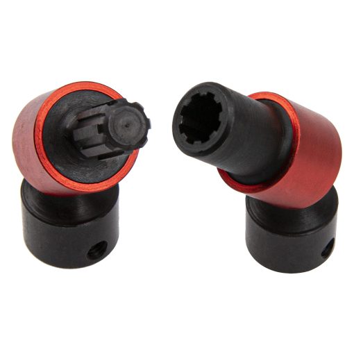 6Pcs Vgoohobby Eje de Transmision de CVD de Acero Duro Frontal Trasero Piezas de Actualizacion Compatible con Traxxas E-Revo 2.0 VXL 86086-4 1/10 Coche RC (Rojo) - Imagen 4