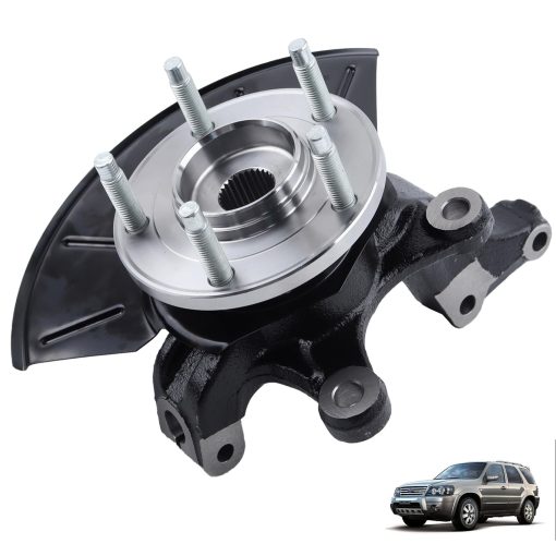 ECNEREFERR Conjunto de cojinete del cubo de la rueda del manguito de la direccion LK016 para Ford Escape Tribute Mercury Mariner 2001 02 03 04 05 06 07 08 09 10 11 12 Buje delantero del lado del pasajero/derecho Manguito de la direccion 698-404 - Imagen 5