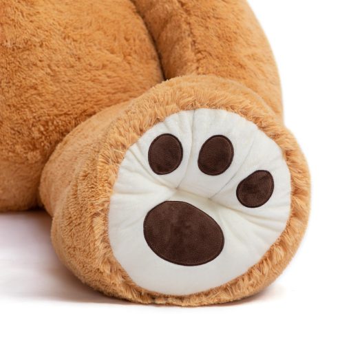 HollyHOME 6ft Oso De Peluche Gigante Oso De Peluche Animal De Peluche con Patas Bordadas Juguete de Regalo de San Valentin para Novia Ninos 72 pulgadas Marron - Imagen 7
