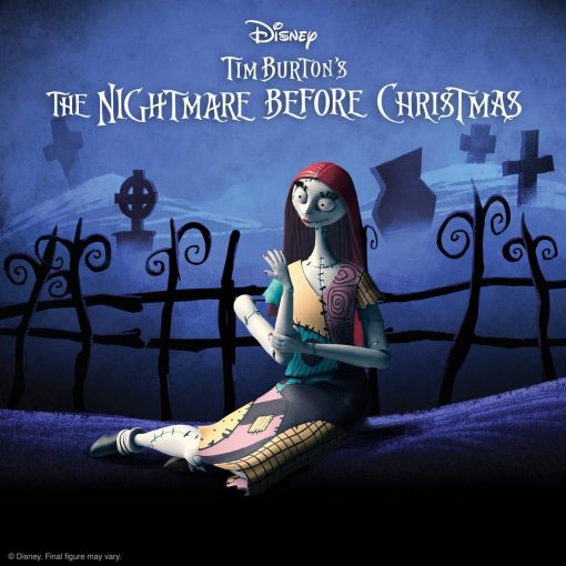 Figura de Accion Sally de 7 Pulgadas de The Nightmare Before Christmas Ultimates, Negro - Imagen 4