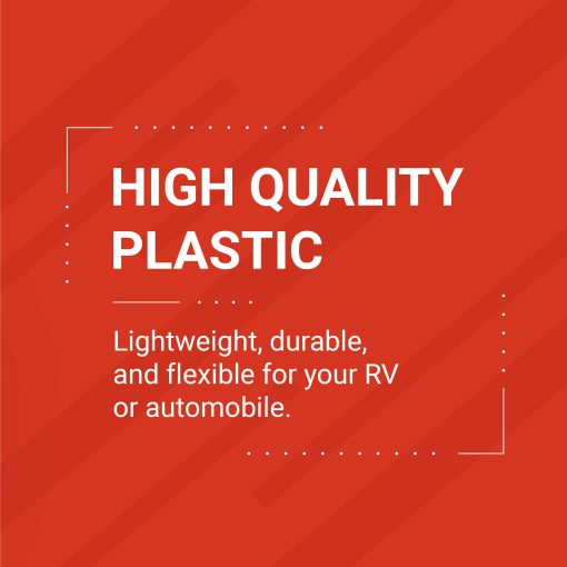 Canal de Goteo Trim-Lok, Negro - Altura de 1/2â€, Longitud de 125' - Canal de Lluvia de Plastico PVC para Autos, Camionetas y RVs, Facil de Instalar Moldura Flexible de Canal de Goteo para Controlar el Escurrimiento del Agua, Cinta Adhesiva 3M Duradera Incluida - Imagen 4