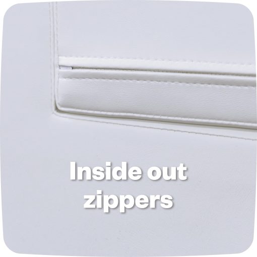 Juego de escalada suave IGLU para interiores, set de espuma de 5 formas, juguetes de escalada para bebes de 1 ano (Blanco, Cuero Vegano) - Imagen 7