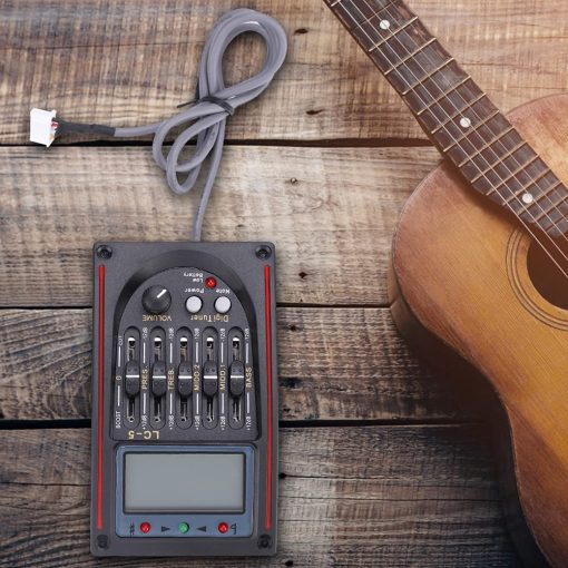 EQ Ecualizador de Pastilla para Guitarra Acustica Bnineteenteam de 5 Bandas con LCD - Imagen 4