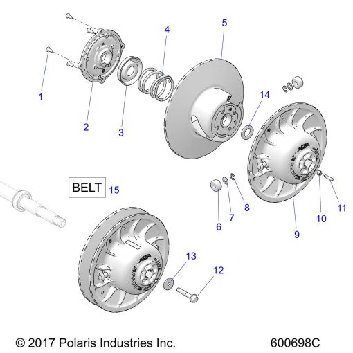 Correa de transmision para motonieve Polaris para modelos Switchback Assault, INDY Adventure, TITAN Adventure, RUSH XCR, SKS 146 y mas, Funciona mas Fria, Rendimiento OEM, No requiere recalibracion del embrague - 3211215 - Imagen 4