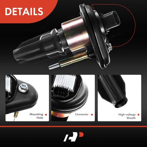 Paquete de Bobinas de Encendido A-Premium Compatible con Chevrolet Chevy Trailblazer 2002-2005 4.2L, GMC Canyon 2004-2006 2.8L 3.5L, Envoy 2002-2005 4.2L, Hummer Isuzu Saab, Juego de 4 Piezas - Imagen 5
