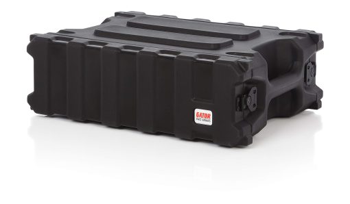 Estuche de Rack Gator Cases Pro Series Moldeado Rotacionalmente de 3U con Profundidad de 13"; Hecho en EE. UU. (G-PRO-3U-13), negro