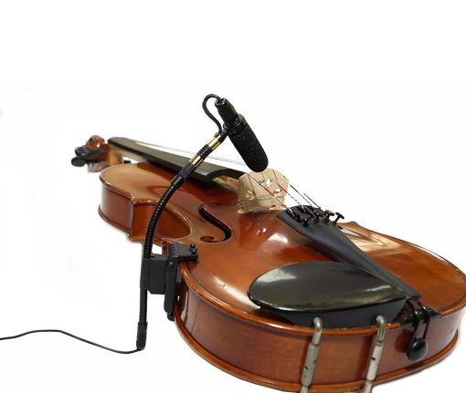 Microfono de Instrumento Musical Rannsgeer PMMB19-LS-VL con Clip para Violin y 5 Conectores