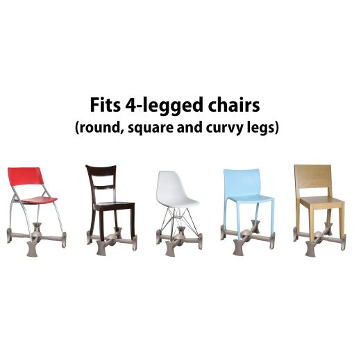 Booster para silla de comedor KABOOST, color Natural - Se coloca bajo la silla - Booster portatil para ninos pequenos y adultos - Imagen 3
