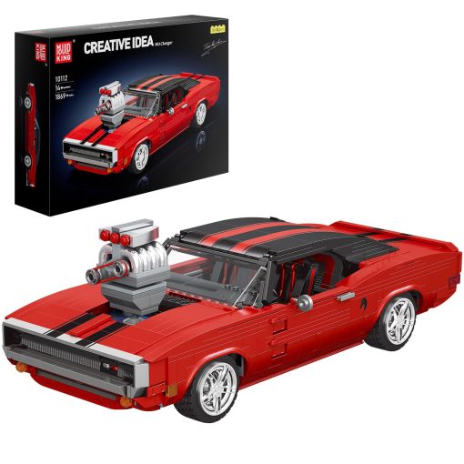 Set de Construccion de Coche Deportivo Mould King, Modelo de Coche Super a Escala 1:12, 10112 Kits de Construccion de Coches de Velocidad Coleccionables, Construye y Exhibe Set de Coche para Adultos Niños Niñas de 14+ (1869 Piezas)