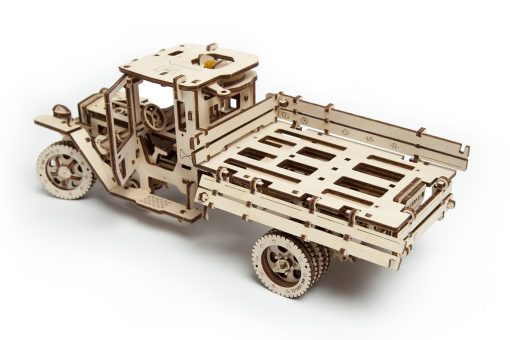Modelo de Camion de Madera UGEARS 3D Auto Propulsado UGM 11 - Imagen 3