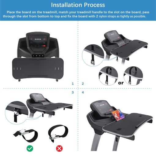 Mesa de escritorio para cinta de correr Miden, 36 pulgadas Mesa para laptop de cinta de correr, Soporte Ergonomico para laptop de cinta de correr - Imagen 7